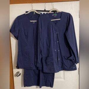 Urbane Flex Scrub Set with Jacket